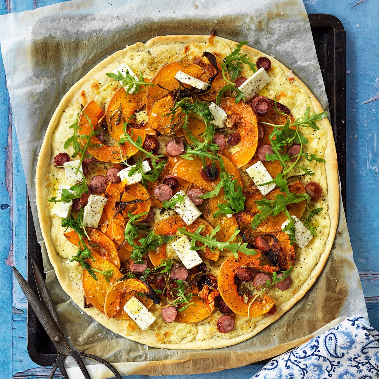 Pumpapizza bianca