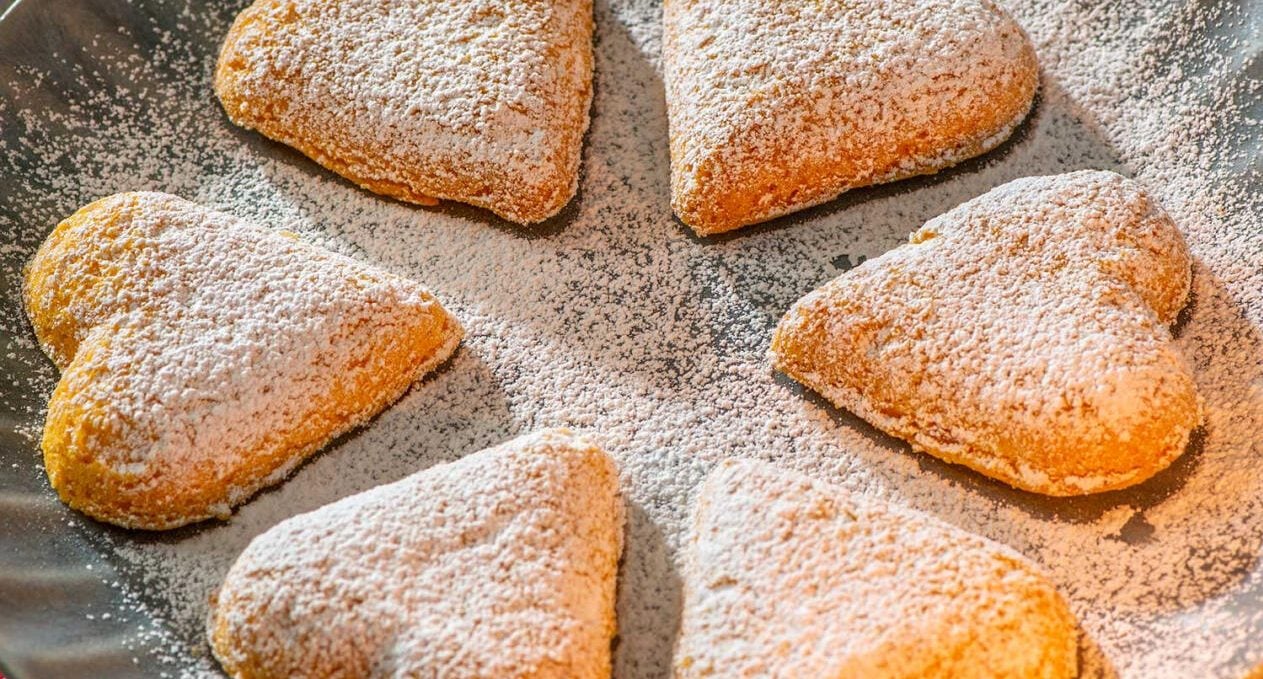 Vaniljhjärtan med saffran