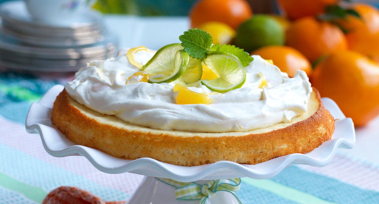 Citruskaka med mandelsmak