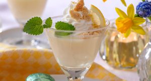 Citronpannacotta med vit choklad