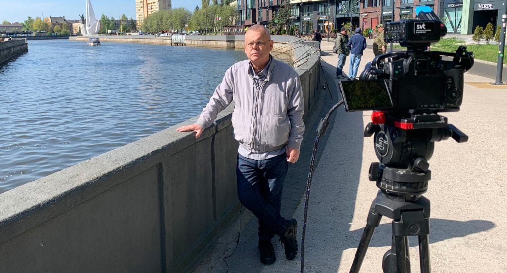 Bert rapporterar från hamnstaden Kaliningrad. Foto: Anton Koposov