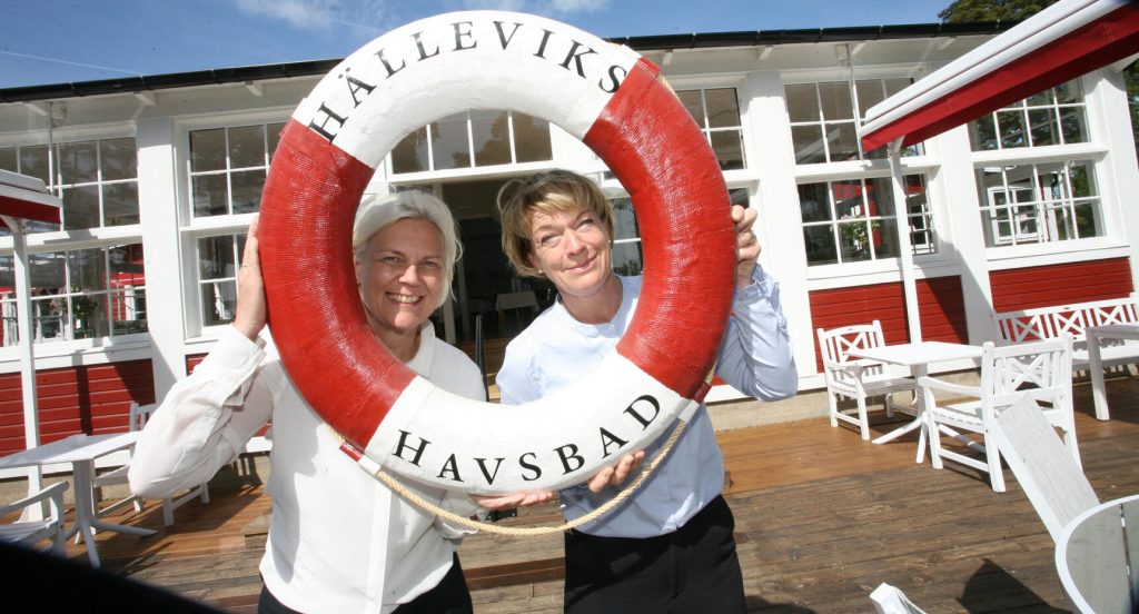 Ulrika Johansson och Lena Ernberg har aldrig ångrat sitt beslut att ta över badhotellet.