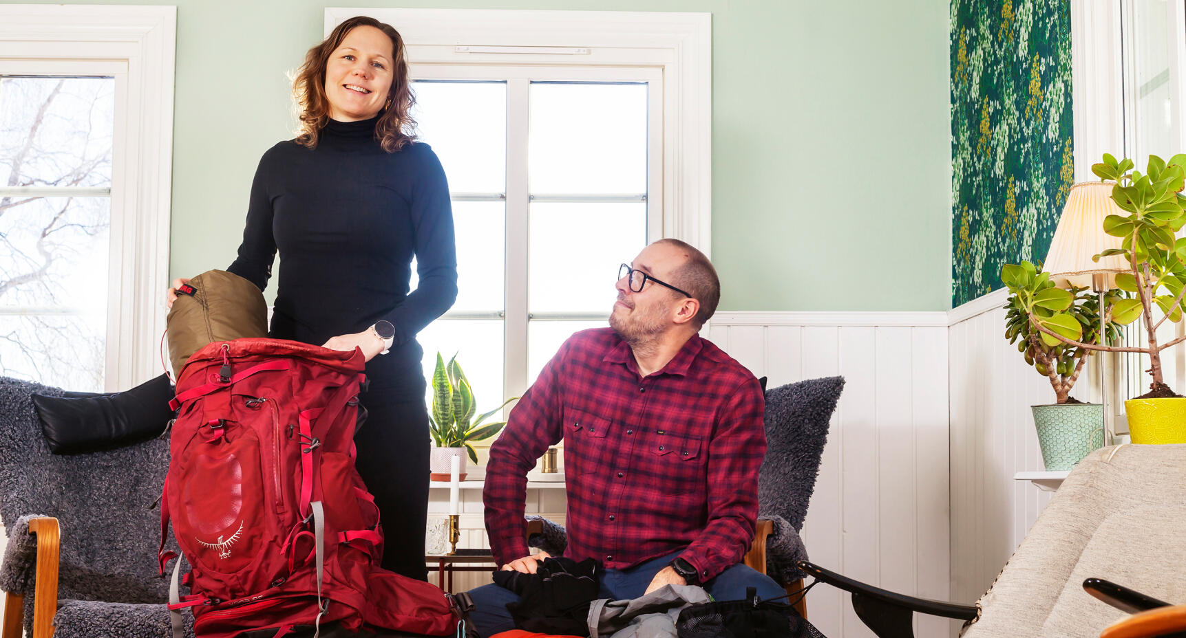 Jonas och Helena vandrade 220 mil på bröllopsresan: “Vi hann prata om allt vi funderade på”