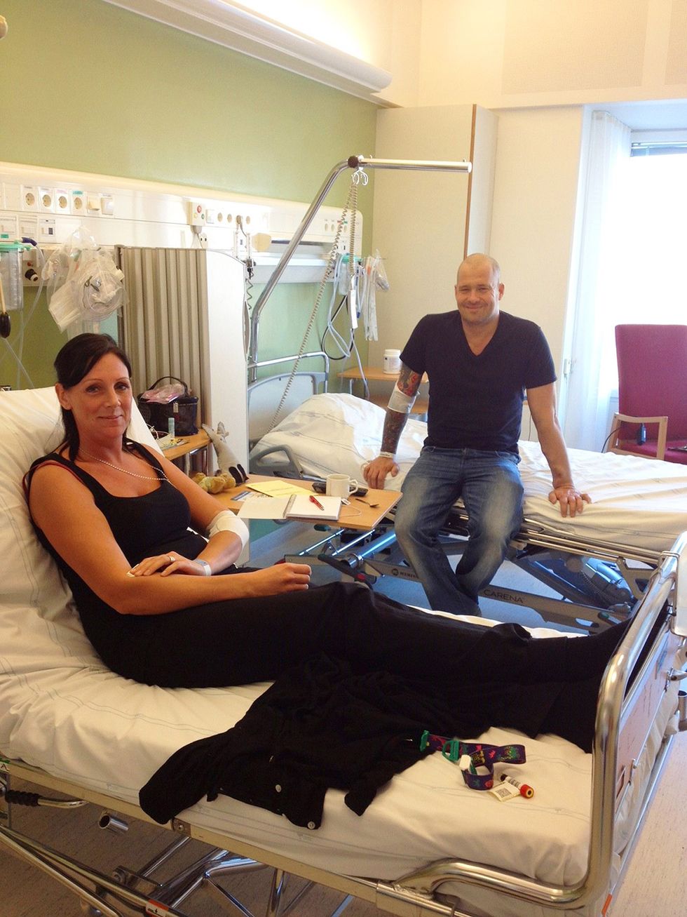 Marie gav bort ena njuren till sin man: