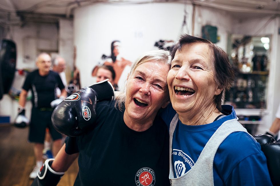 Pensionärsgänget Grå pantrarna om boxningen: