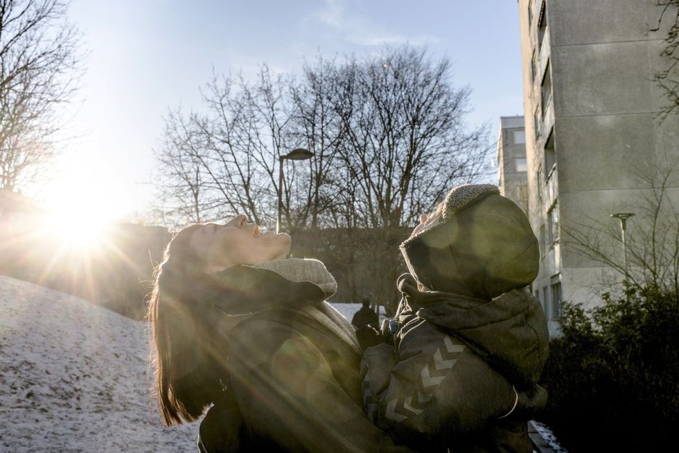 Carolina förlorade sin man