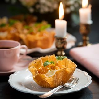 Gör en ljuvligt gyllene hjortondessert!