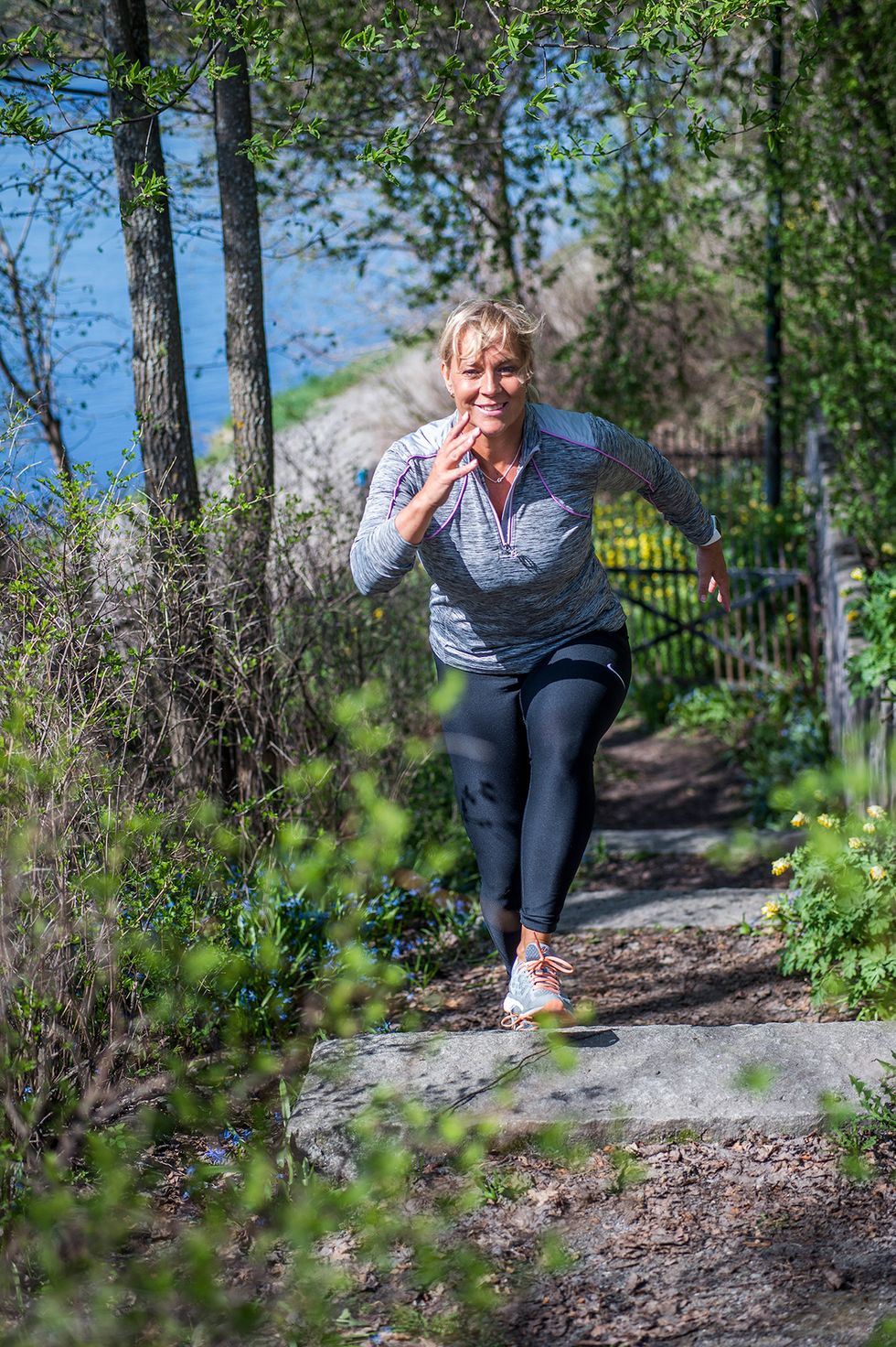 Träna under promenaden