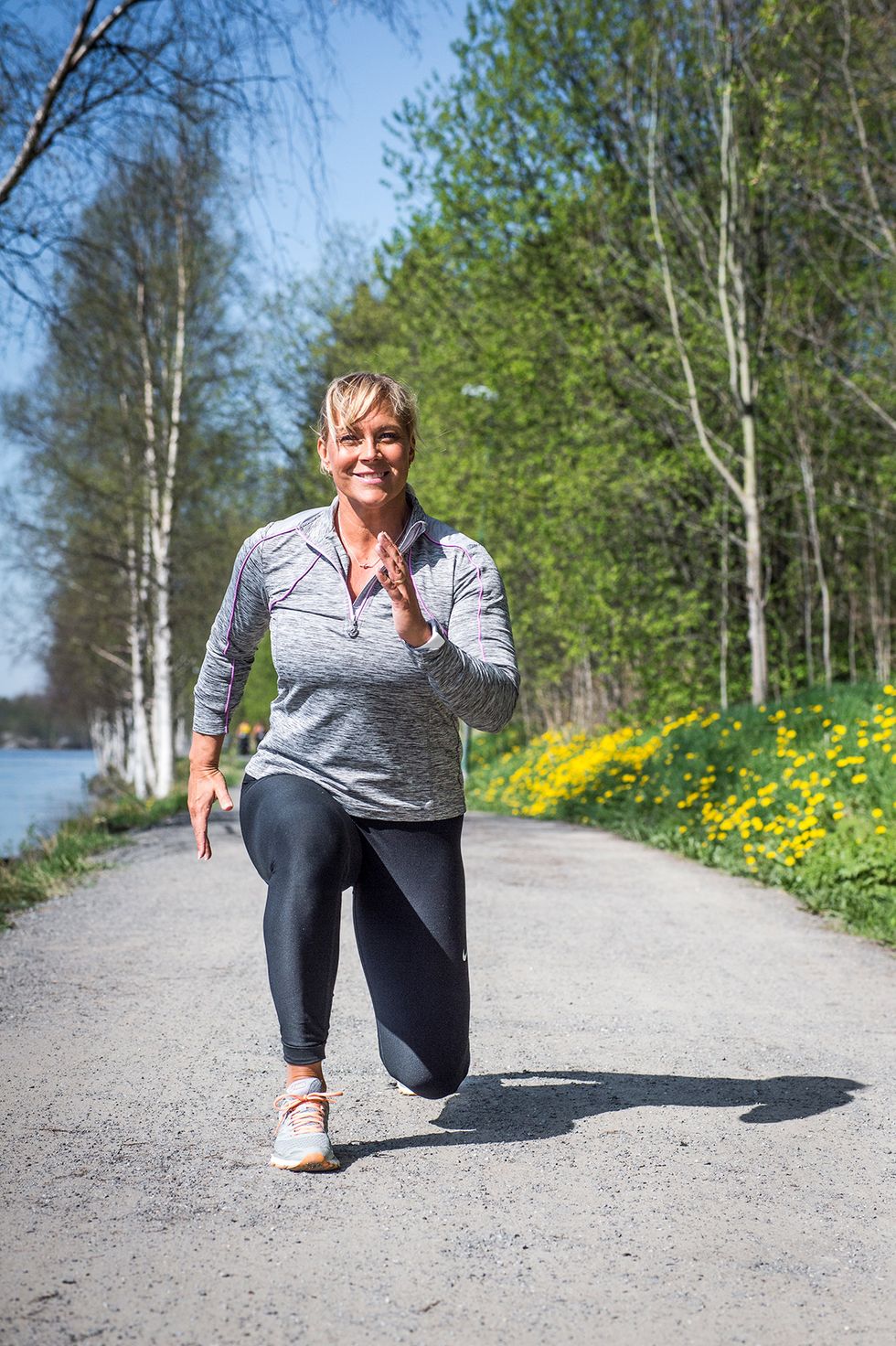 Träna under promenaden