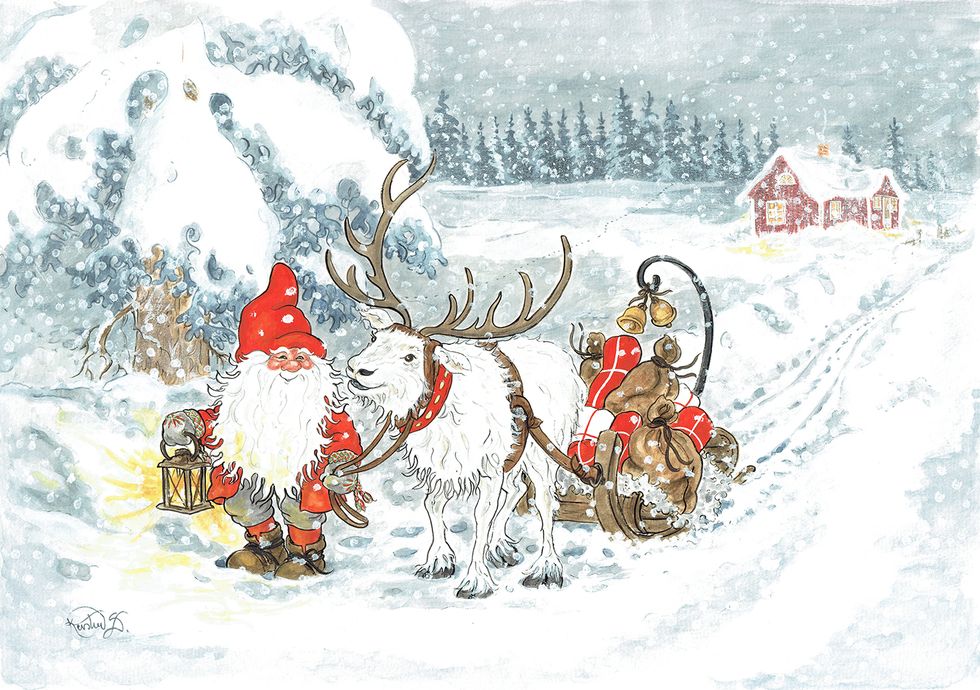 Nu erövrar Kerstin världen med sina tomtar!