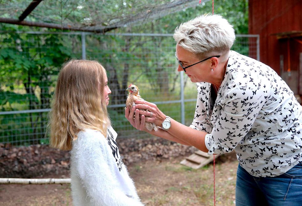 Här bor tre generationer under samma tak!