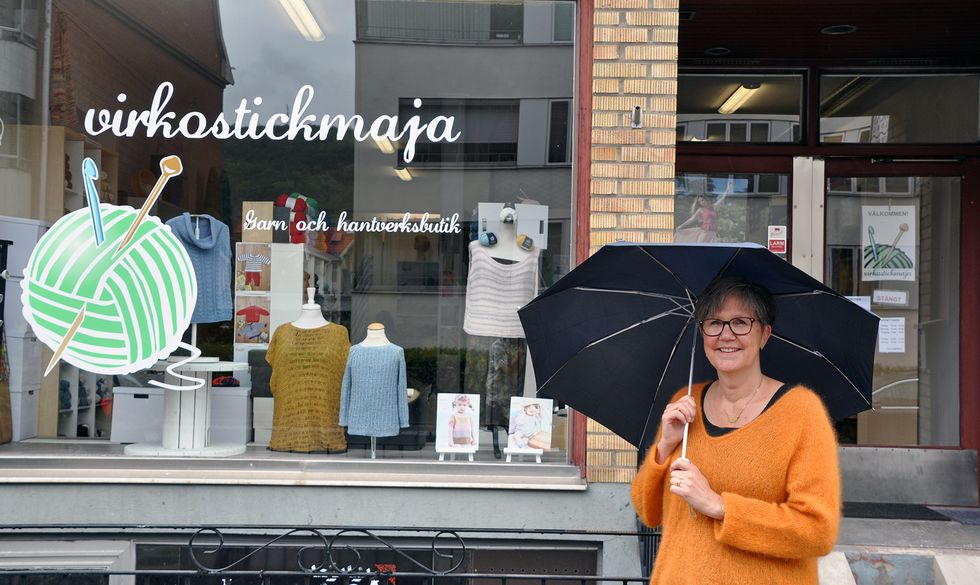 Marie förverkligade sin dröm och öppnade garnbutik