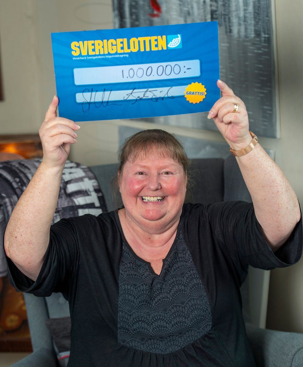 Lisa skrapade fram en miljon på sin speciella turdag