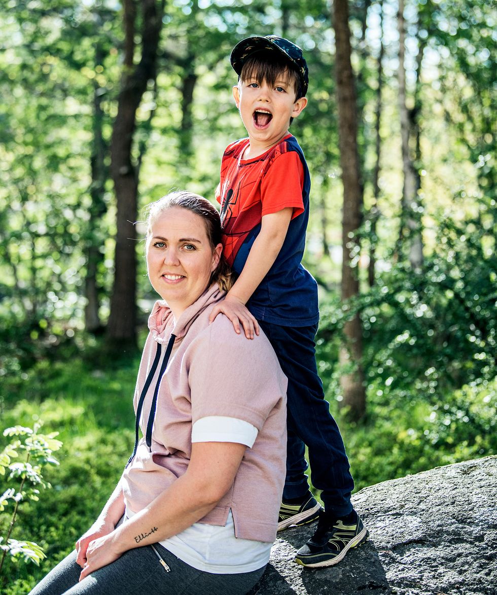 Maja drabbades av en stroke när hon var höggravid