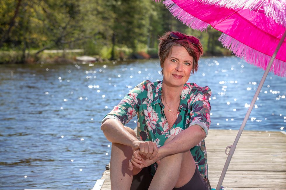 Inger Ljung Olsson efter hjärnblödningen: Jag fick lära mig att gå igen