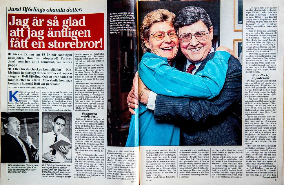 Kickie fick veta sanningen efter 55 år: