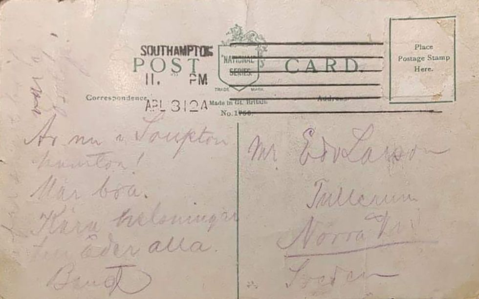 Lenas släkting dog ombord på Titanic: