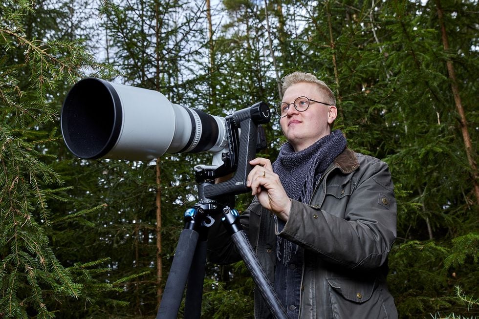 Fågelfoto blev Jonas läkning under sjukdomstiden: 