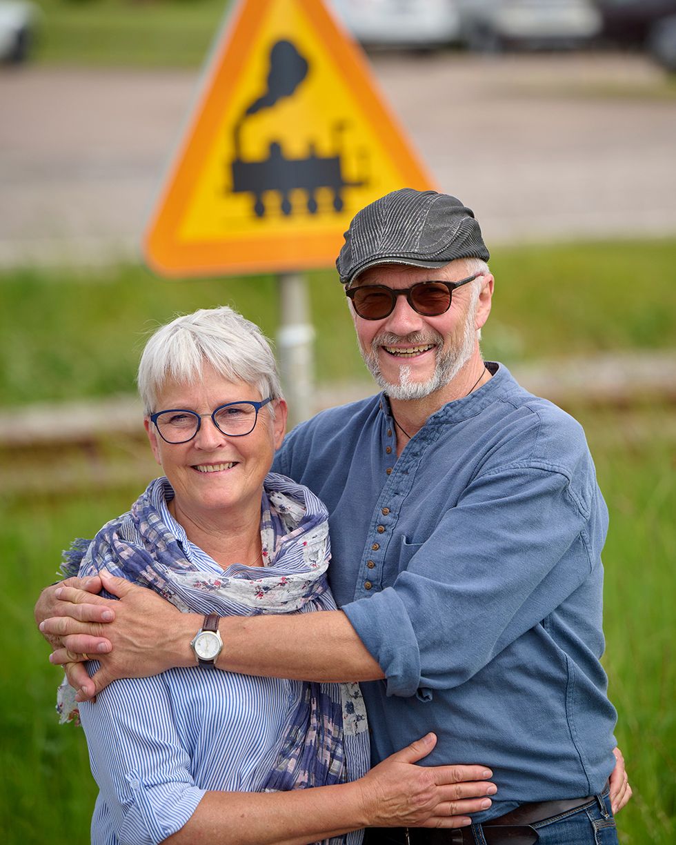 Ragnhild och Bert-Inge möttes på tågluff 1972: 