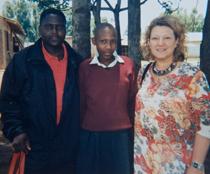 Resan till Kenya gav Britt en extra familj!