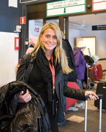 Åsa övervann sin flygrädsla!