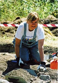 Här i gropen är det bara jag och historien!