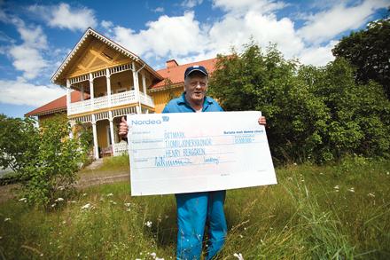 Henry vann 10 miljoner – firade med att köpa ny motorsåg!