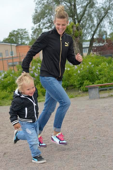 Anna Lindberg: Min son har gjort mig till en bättre hoppare