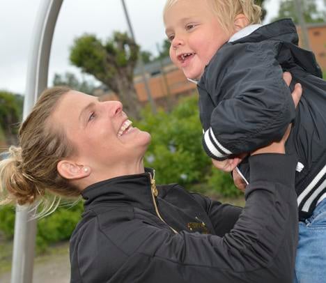 Anna Lindberg: Min son har gjort mig till en bättre hoppare