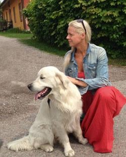 Malena Ernman: När jag är bortrest får barnen gosa med Moses