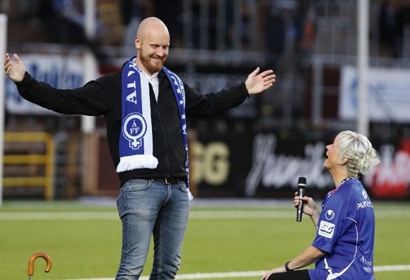 Malin friade på fotbollsplanen