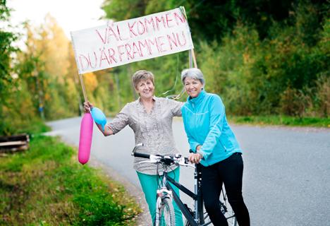 Birgitta cyklade 162 mil - och fick varken punktering eller ont i baken!