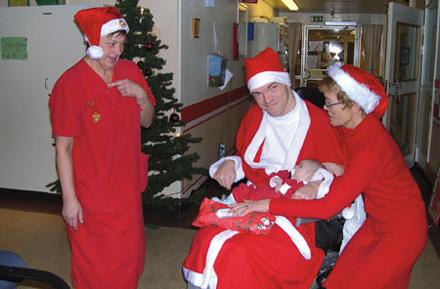 Vi vet ju själva svår en jul på sjukhus kan vara!