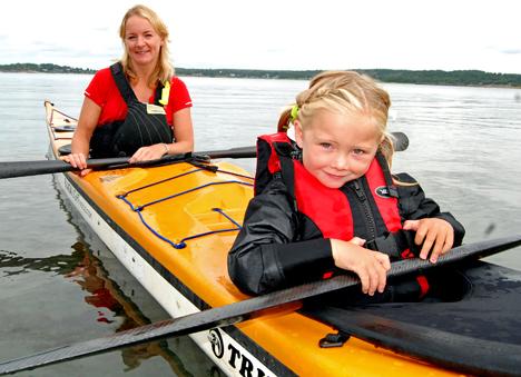 Elda fick som hon ville – paddlade till Norge