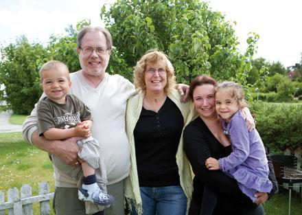 Familjens stöd gav Annette mod att ta emot de nya lungorna