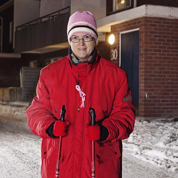 Elisabet tränade bort diskbråcket!