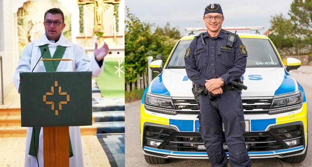 Prästen Andreas bytte bana – nu är han polis