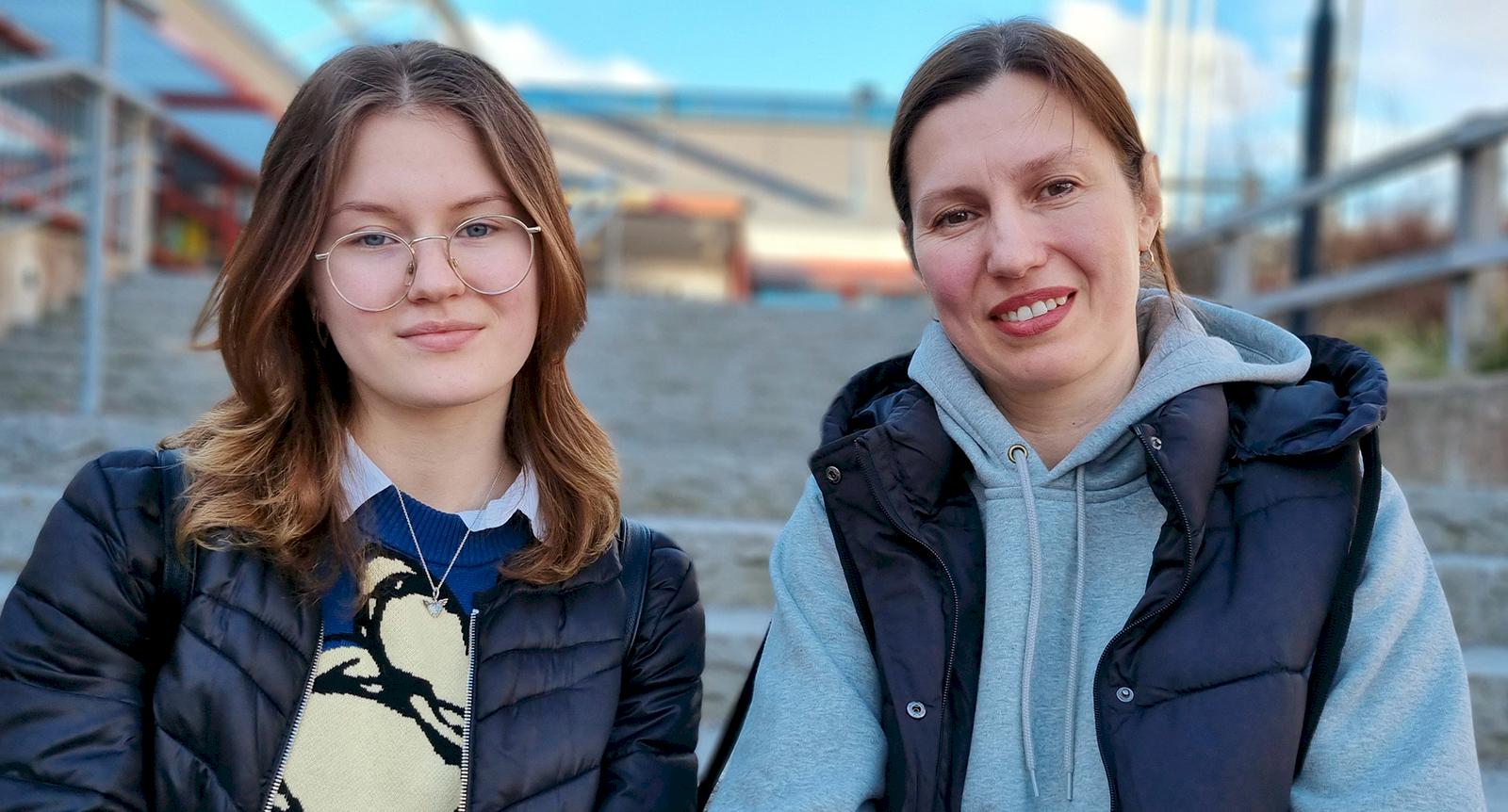 Daria och Nadiia flydde krigets Ukraina: “Vi fick verkligen lämna allt”