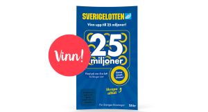 Veckans Sverigelotter 15
