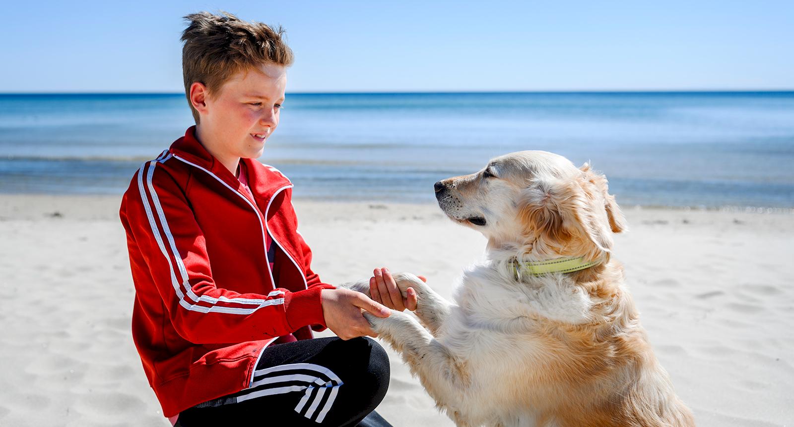 13-årige Sandy räddade sin hund från att drunkna: “Det fanns inget val”