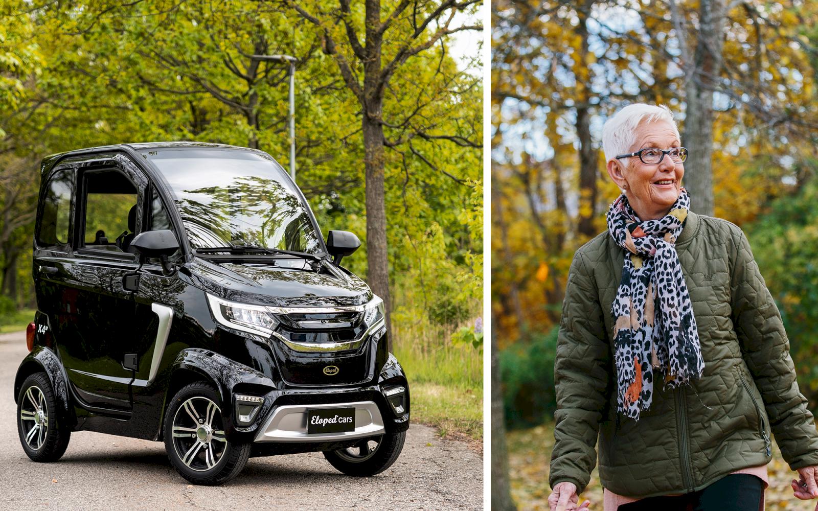 Upplev friheten med Elopeds elmopedbil X4e – utan körkort