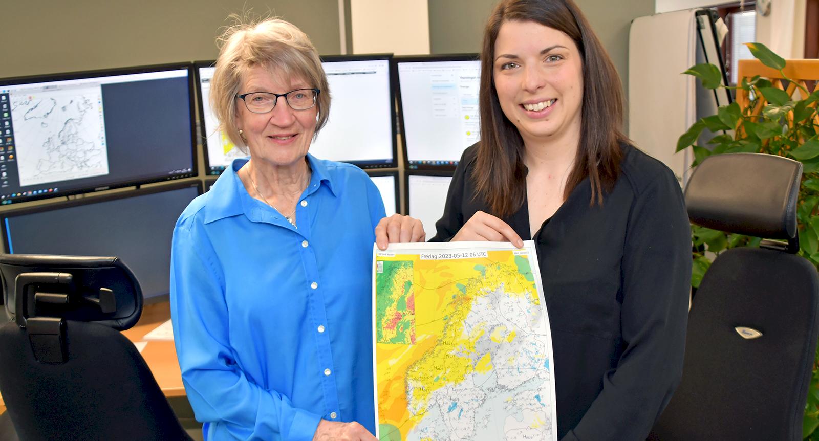 Monica, 77, fick prova på sitt drömyrke: ”Jag var meteorolog för en dag”