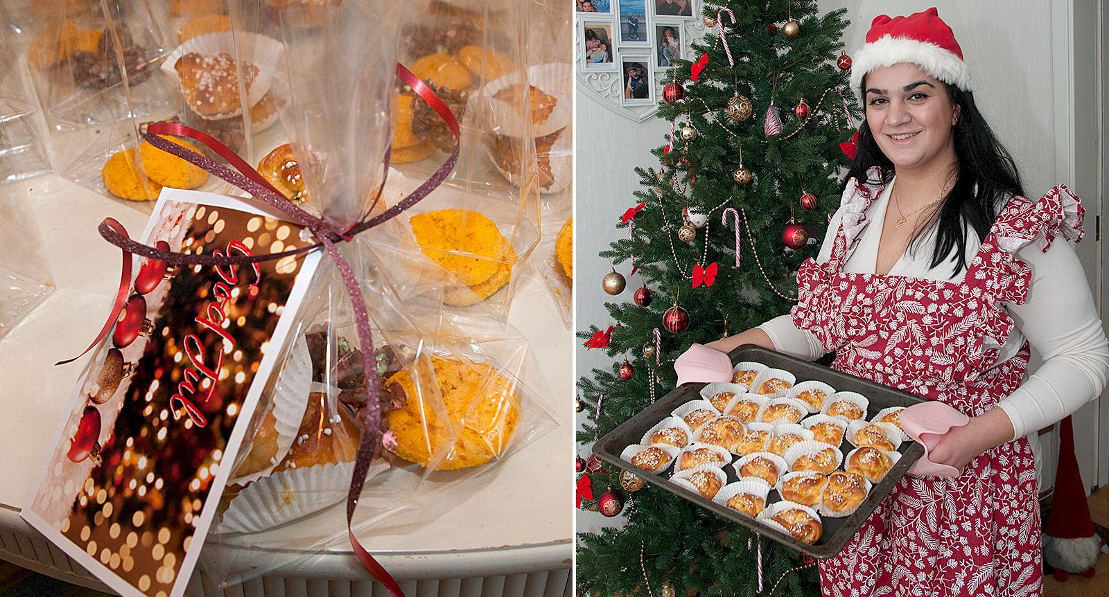 Nishte julbakar till ensamma äldre: ”Jag vill tacka de som byggt upp det här landet”
