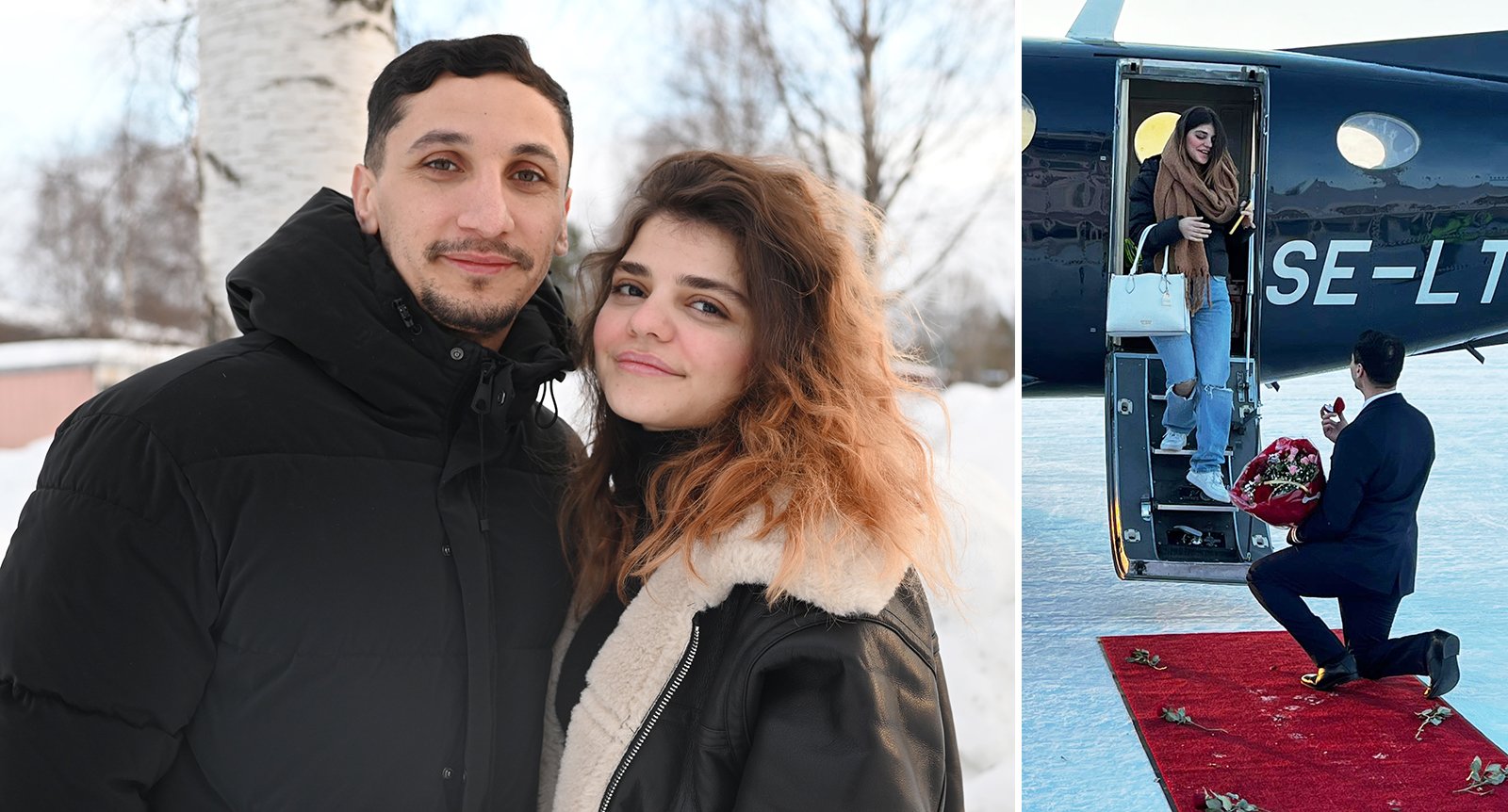 Pilotens drömfrieri till flickvännen: Alla på planet visste – förutom Jamila