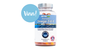 Vinn omega-3 fiskolja!