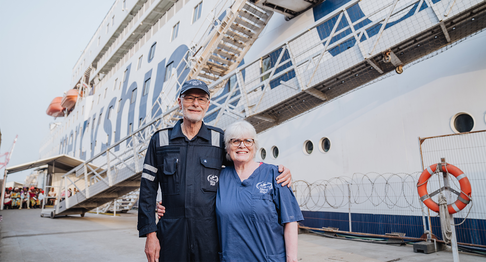 Åsa och Lars träffades på Mercy Ships för 44 år sedan – nu gör de sin sista resa på skeppet