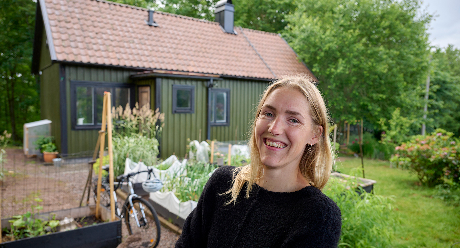 Anna förvandlade fallfärdigt torp till mysigt hem: ”Allt är återbruk”