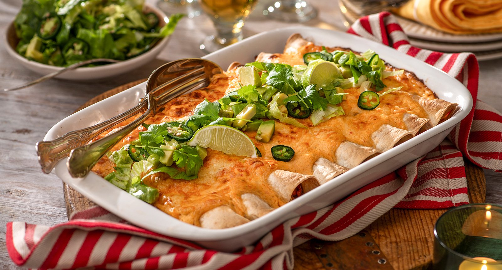 Enchiladas med kyckling