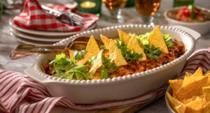 Tacogratäng med guacamole