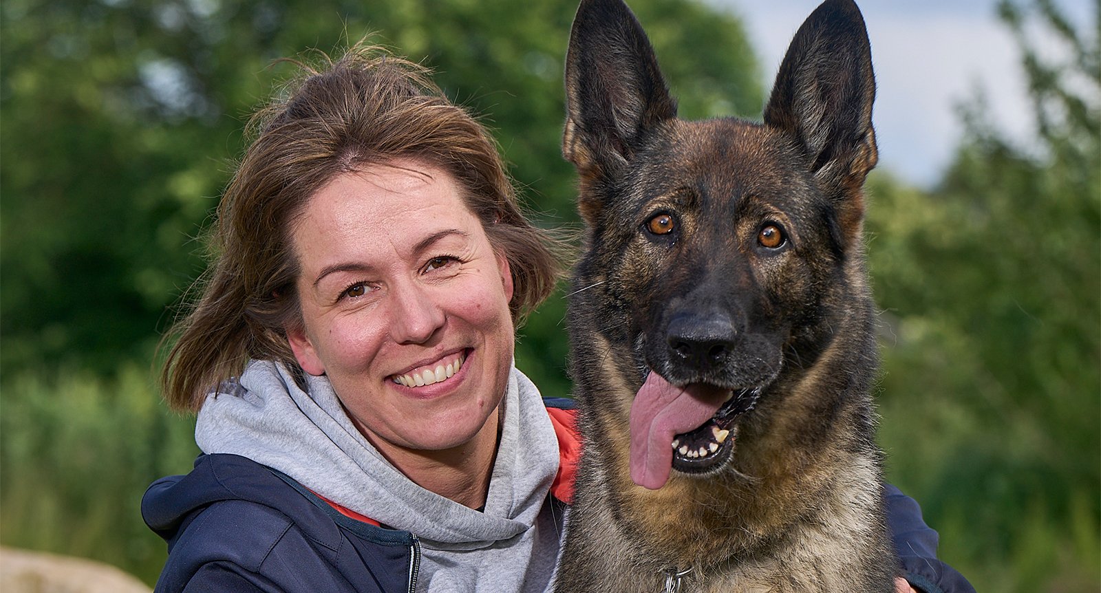 Schäfern Caisa vanvårdades – fick nytt liv hos Line: ”Hon är en fantastisk hund”